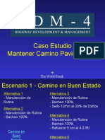 HDM-4 Caso Estudio - Mantener Camino Pavimentado