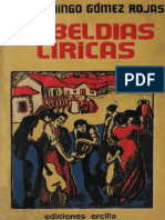 Rebeldías líricas - José Domingo Gómez Rojas