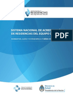 Acreditacion de Residencias Del Equipo de Salud