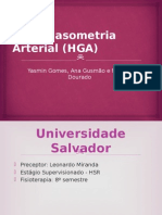 Hemogasometria Arterial (HGA)