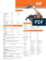 JLG 1255 Spec Sheet