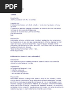 Recetas Para Pesaj