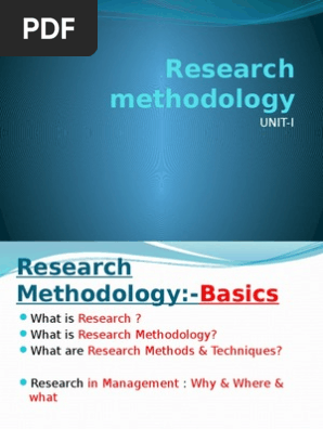 Research Methodology