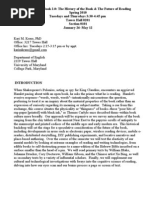 Download History of the Book syllabus by karimkraus7723 SN26087685 doc pdf