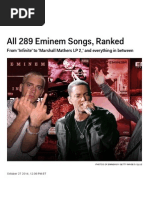 Download All 289 Eminem Songs Ranked _ SPIN by Mohit Pundir SN260880075 doc pdf