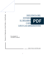 AGUILAR G. Irene, Catalán Ana María, Influencia Del Entorno Social en El Desarrollo de Las Capacidades de Las y Los Adolescentes