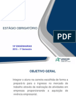 Apresentação Estagio 10 Semestre 2015 1