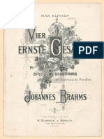 Johannes Brahms - Vier Erste Gesänge