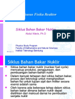 Siklus Bahan Bakar Nuklir