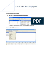 Preparación de La Hoja de Trabajo Para Análisis en Minitab