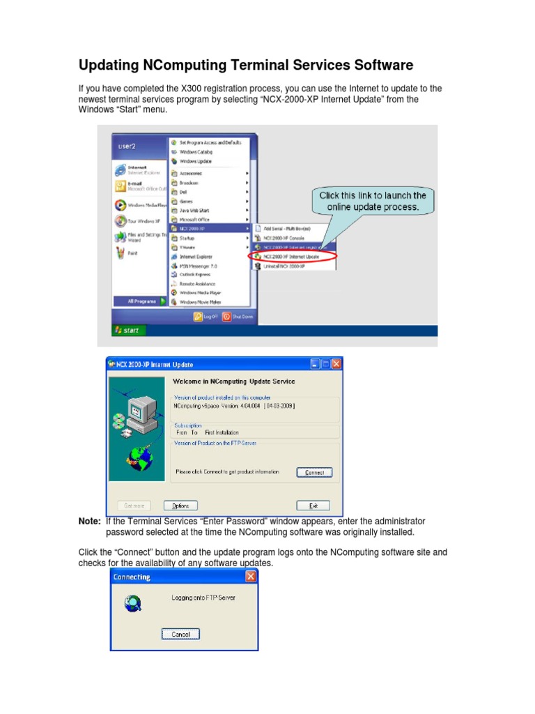 NComputing Software Update Guide | PDF | Business | Technology ...