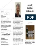 Adelaide Workshops: 26th October 2014 External Dose Forms
