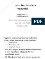 4 - Horizonal Post Insulator Properties - PLS Users Group MTG - 072009
