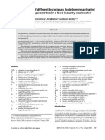 1352 Parámetros Cinéticos para Efluentes de Industria Alimentaria