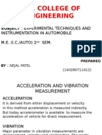 Acceleration and Vibration