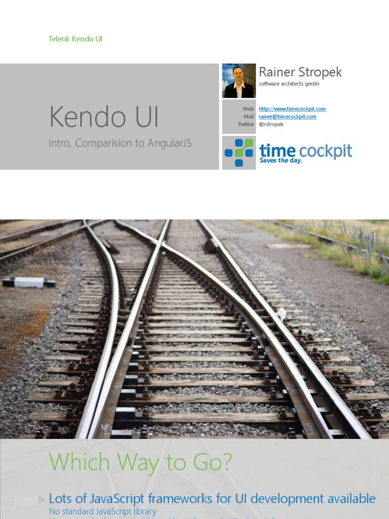 Kendo UI Vs AngularJS PDF Angular Js Areas Of Computer Science