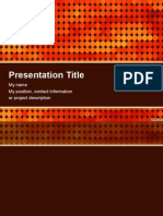 Presentation Title: My Name My Position, Contact Information or Project Description