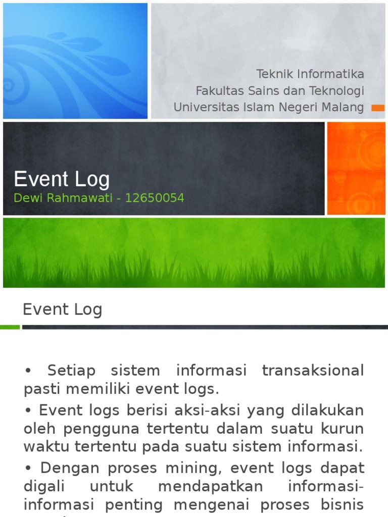 Manfaat dan Analisis Event Log | PDF