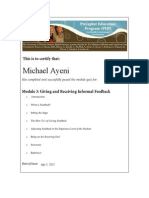 M3-Giving-And-Receiving-Informal-Feedback 2015 04 05