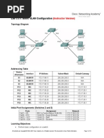 Lab 3.5.1: Basic VLAN Configuration: (Instructor Version)