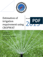 Irrigation Assignment