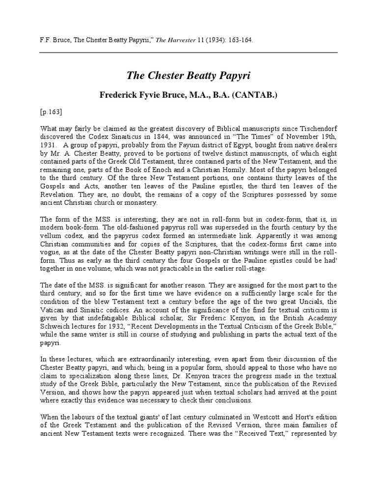 Papyri Bruce PDF | PDF