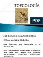 III Autoecología