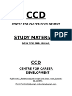 Study Materials: Centre For Career Development