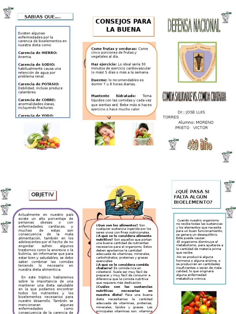 Comida Saludable Vs Comida Chatarra Nutricion Vitamina