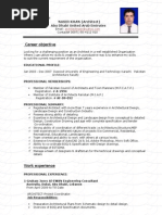 Architect Curriculum Vitae