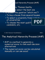 Analytical Hierarchy Process