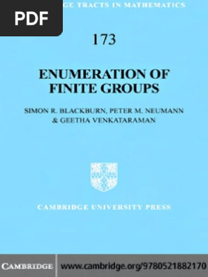 Simon R. Blackburn, Peter M. Neumann, Geetha Venk