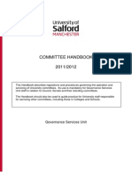 Committee Handbook 2011-12
