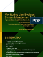 Monitoring Dan Evaluasi Mutu (Hanevi Djasri)