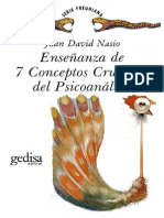 Nasio Ensenanza de 7 Conceptos Cruciales Del Psicoanalisis Libro