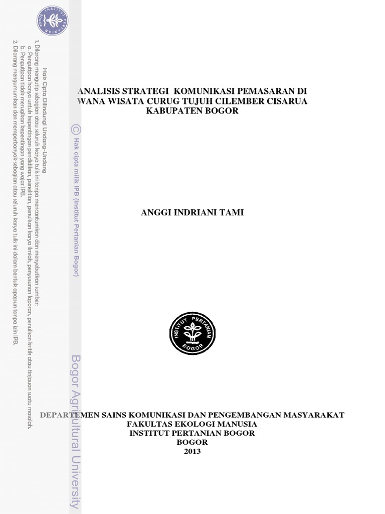 Analisis Strategi Komunikasi Pemasaran