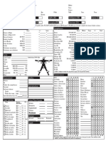 Fallout Feuille de Personnage.