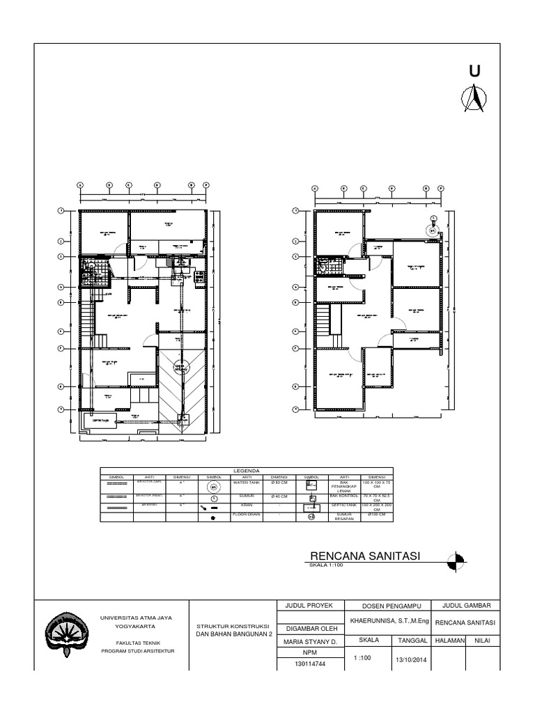 Contoh Rencana Sanitasi | PDF Denah Sanitasi Air Bersih Dan Air Kotor Contoh Rencana Sanitasi | PDF - Denah Sanitasi Air Bersih Dan Air Kotor