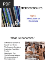 Topic 1 Intro To Economics