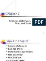 Financial Statements, Cash Flow and Taxes