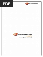 Marketingplan Micromax 