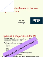 Mailing List Software in The War Against Spam: Serge Aumont