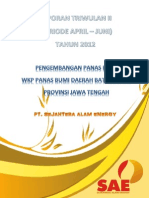 Laporan Triwulan II 2012 (PT - SEJAHTERA ALAM ENERGY) PDF