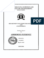 Airborne Internet: Sree Narayana Gurukulam College of Engineering