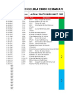 Jadual Waktu Ganti 1.4.13