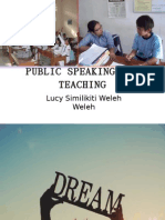 Public Speaking for Teaching