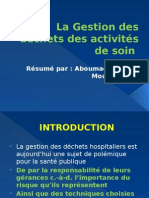 Gestion Des Déchets Des Activités de Soins