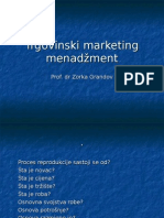 Trgovinski Marketing Menadžment Prof. Zorka Grandov