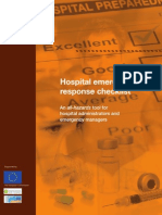 Hospital Emergency Response Checklist Eng