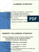 Market Followers Strategy